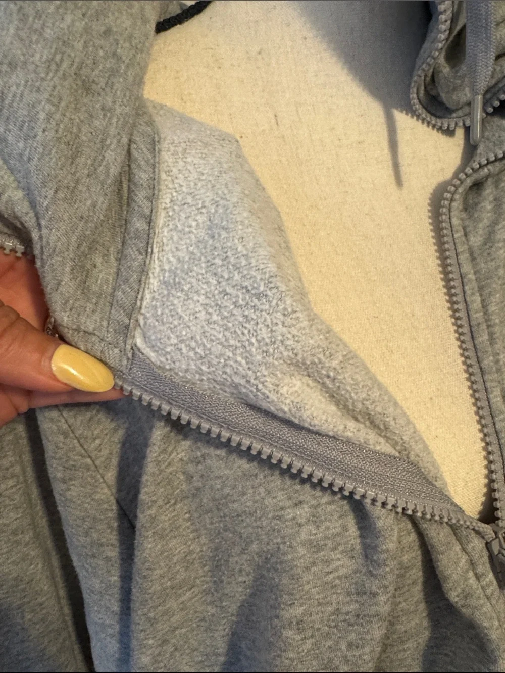 Nike Gray Lightweight Full-Zip Hoodie Jacket